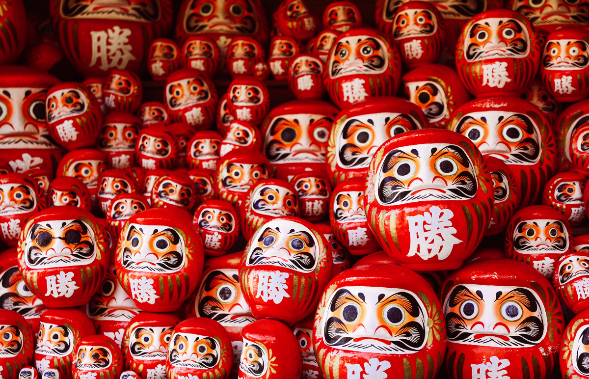 Mùa thu ở nơi có hàng trăm búp bê cầu may Daruma