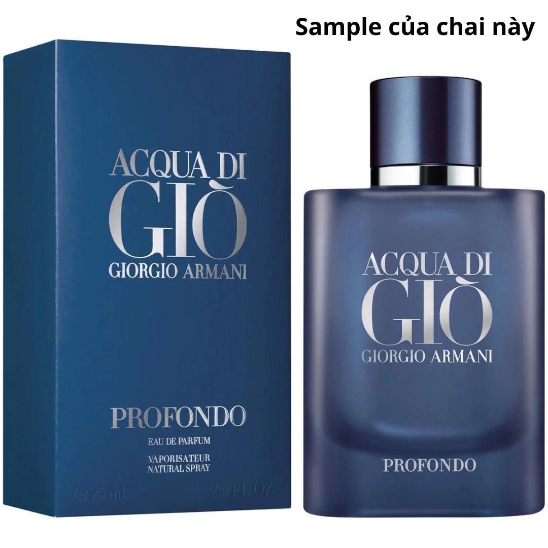 Mu th nc hoa vial Giorgio Armani Acqua Di Gio Profondo 2020 chnh hng