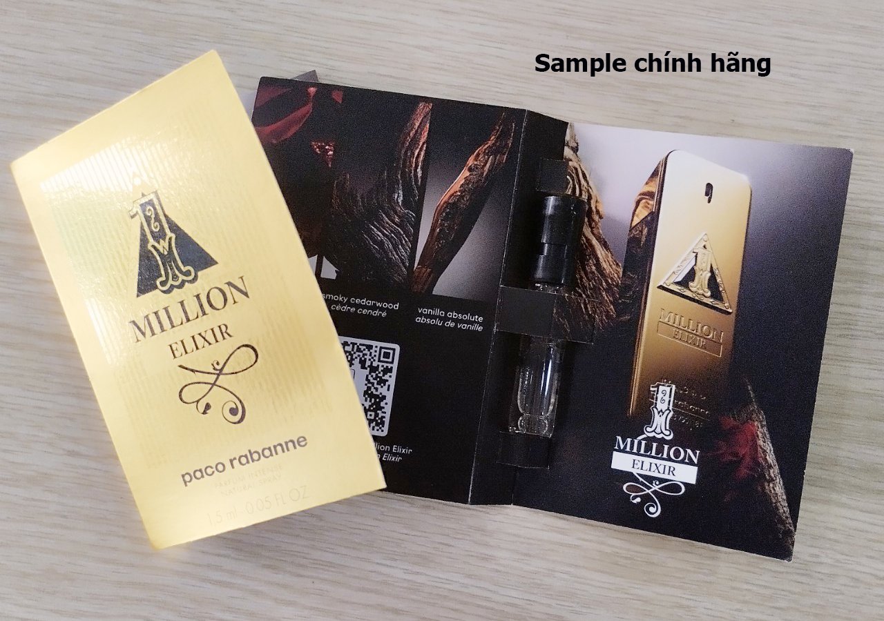 Vial nc hoa chnh hng Paco Rabanne 1 Million Elixir