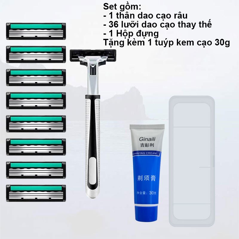Set dao co ru 38 chi tit gm 1 thn dao co v 36 li dao kp tng km tup kem co ru 30g
