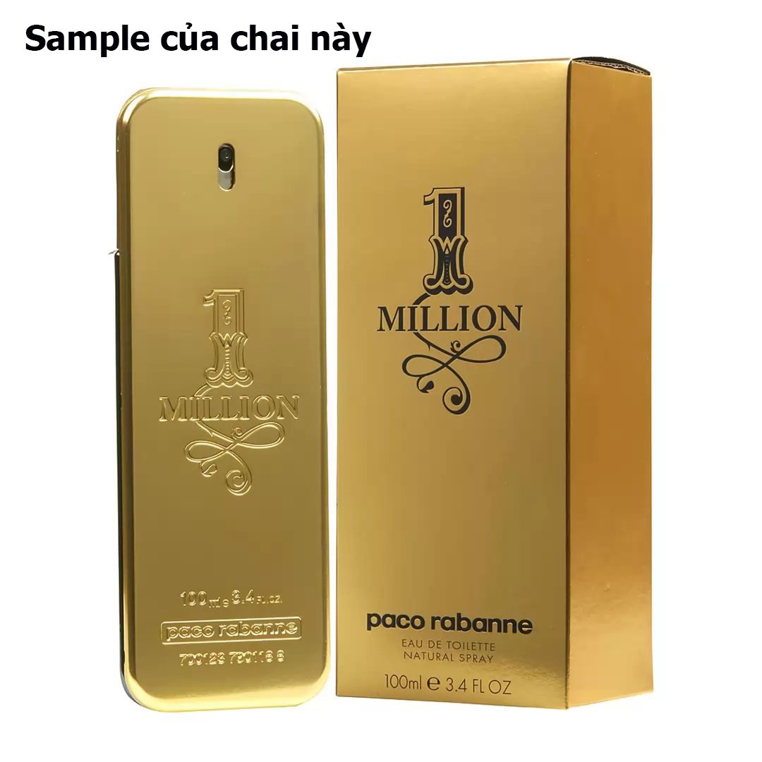 Vial nc hoa chnh hng Paco Rabanne 1 Million EDT