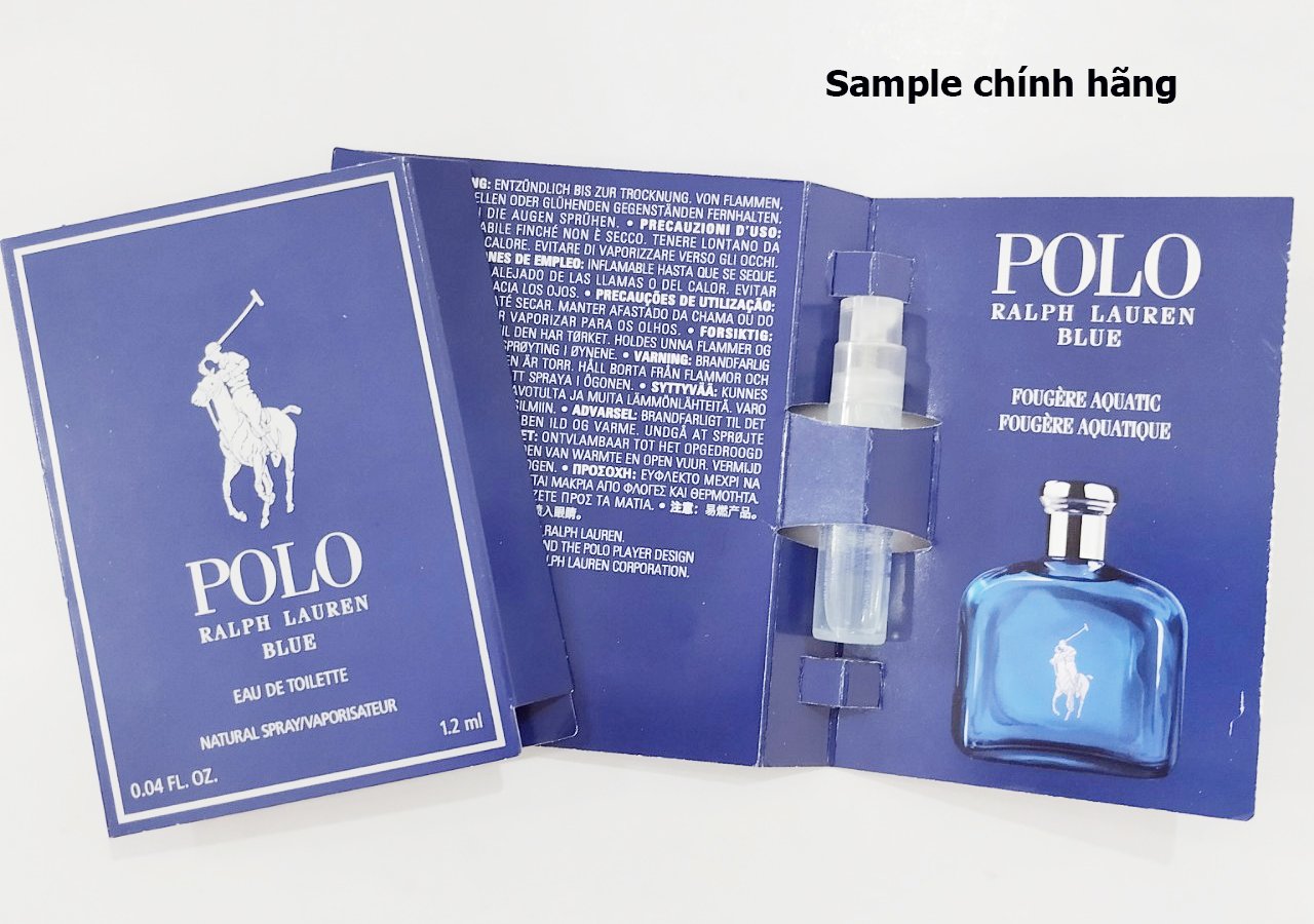 Vial nc hoa chnh hng Polo Ralph Lauren Blue EDT