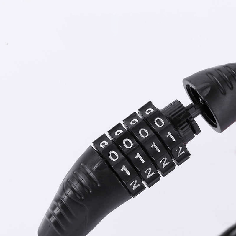Dây khóa xe đạp chống trộm mật mã 4 số, Khóa dây xe đạp 4 số Dây khóa xe đạp chống trộm mật mã 4 số, Khóa dây xe đạp 4 số