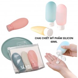 Set 3 chai chiết mỹ phẩm du lịch 60ml