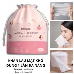 Khăn lau mặt khô du lịch dùng một lần đa năng Animerry