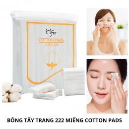 Túi bông tẩy trang 222 miếng cotton pads 3 lớp