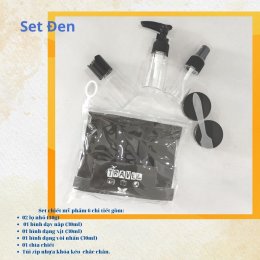 Bộ chiết mỹ phẩm Travel cao cấp 6 món