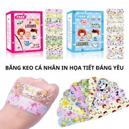 [Họa tiết] Băng keo cá nhân, băng y tế urgo in họa tiết dễ thương đáng yêu