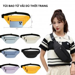 Túi bao tử đeo hông đeo vai thời trang đi chơi du lịch phong cách Hàn Quốc