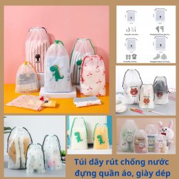 Túi dây rút chống nước đựng quần áo, giày dép, đồ dùng cá nhân du lịch