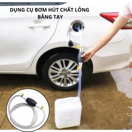 Dụng cụ bóp tay hút nhiên liệu cho Ô tô, xe máy , Ống hút chất lỏng bằng tay tiện lợi
